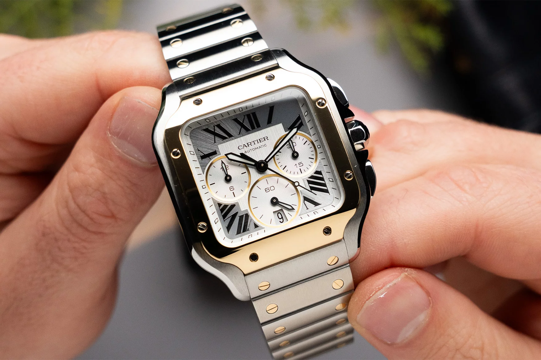 cartier santos de cartier chronograph 9
