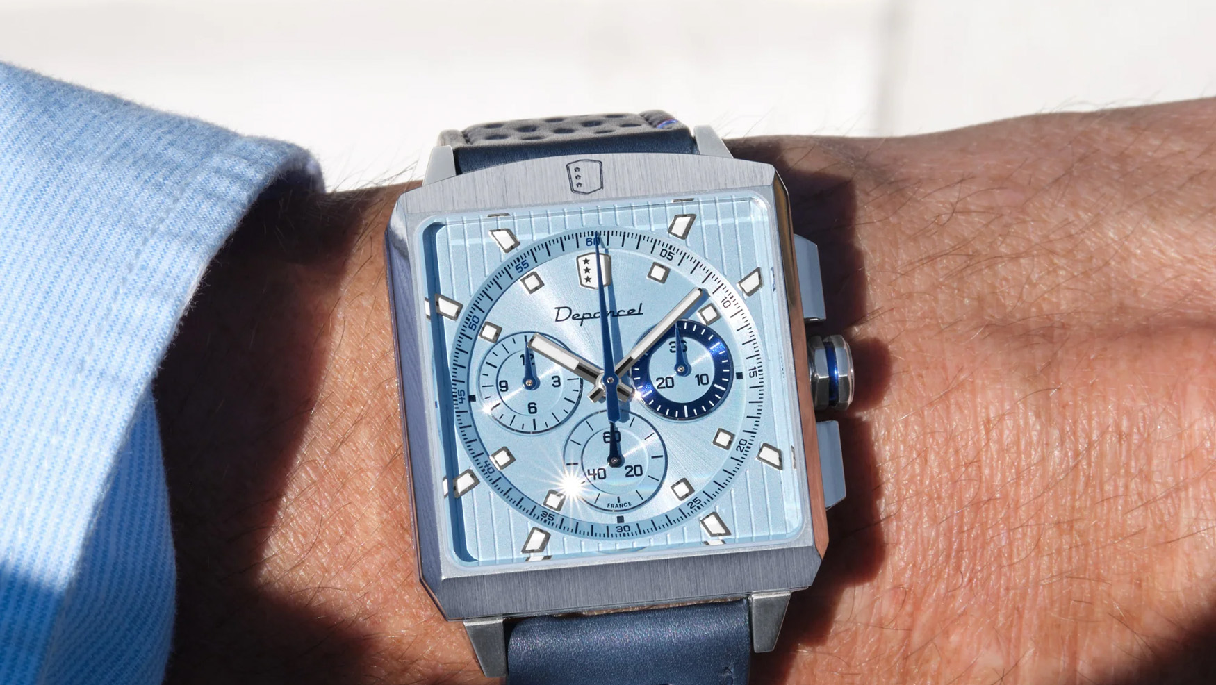 Depancel Série-R Chronograph Ice Blue Limited Edition