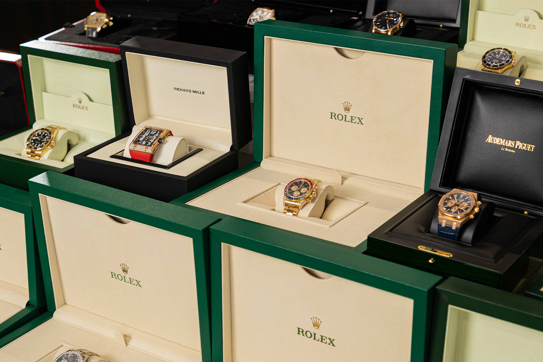 first state auctions rolex daytona rainbow fwd 2