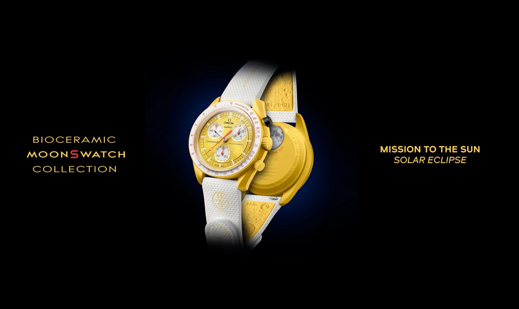 Omega x Swatch quickly follow up the 1969 with a new, very limited Mission to the Sun - Solar Eclipse