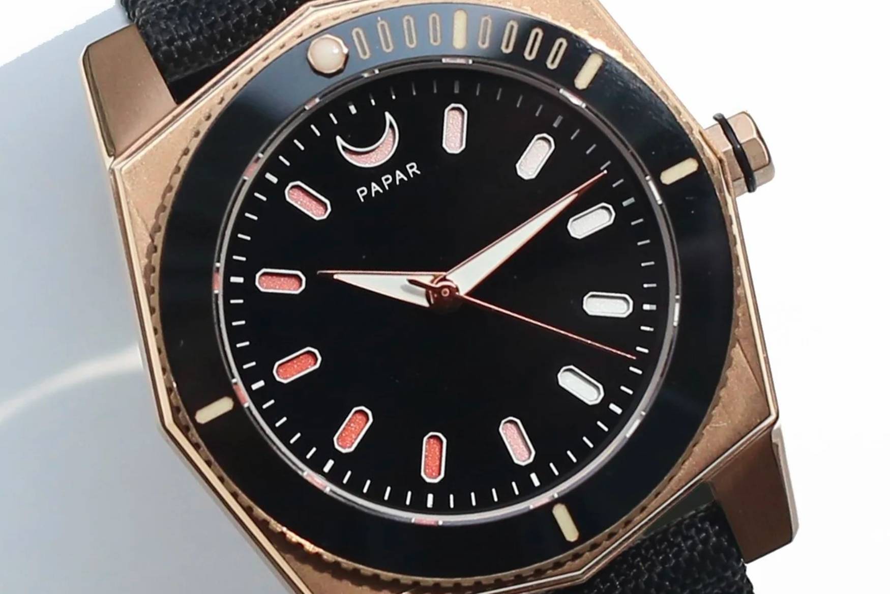 Papar Cenote Rose gold dial