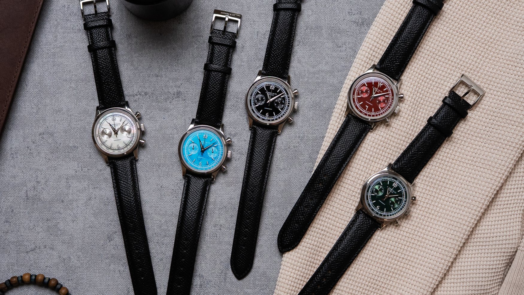 Anders & Co AC1 Chronograph with Stone Dials