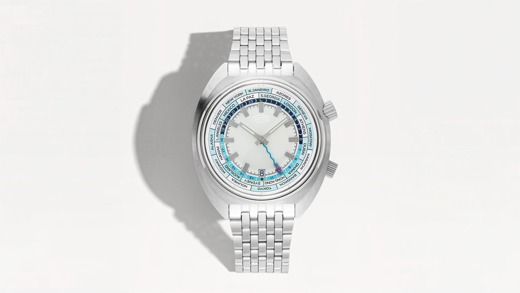 OCTO brings the 1970’s to the wrist with new OCTO 3003 World Timer
