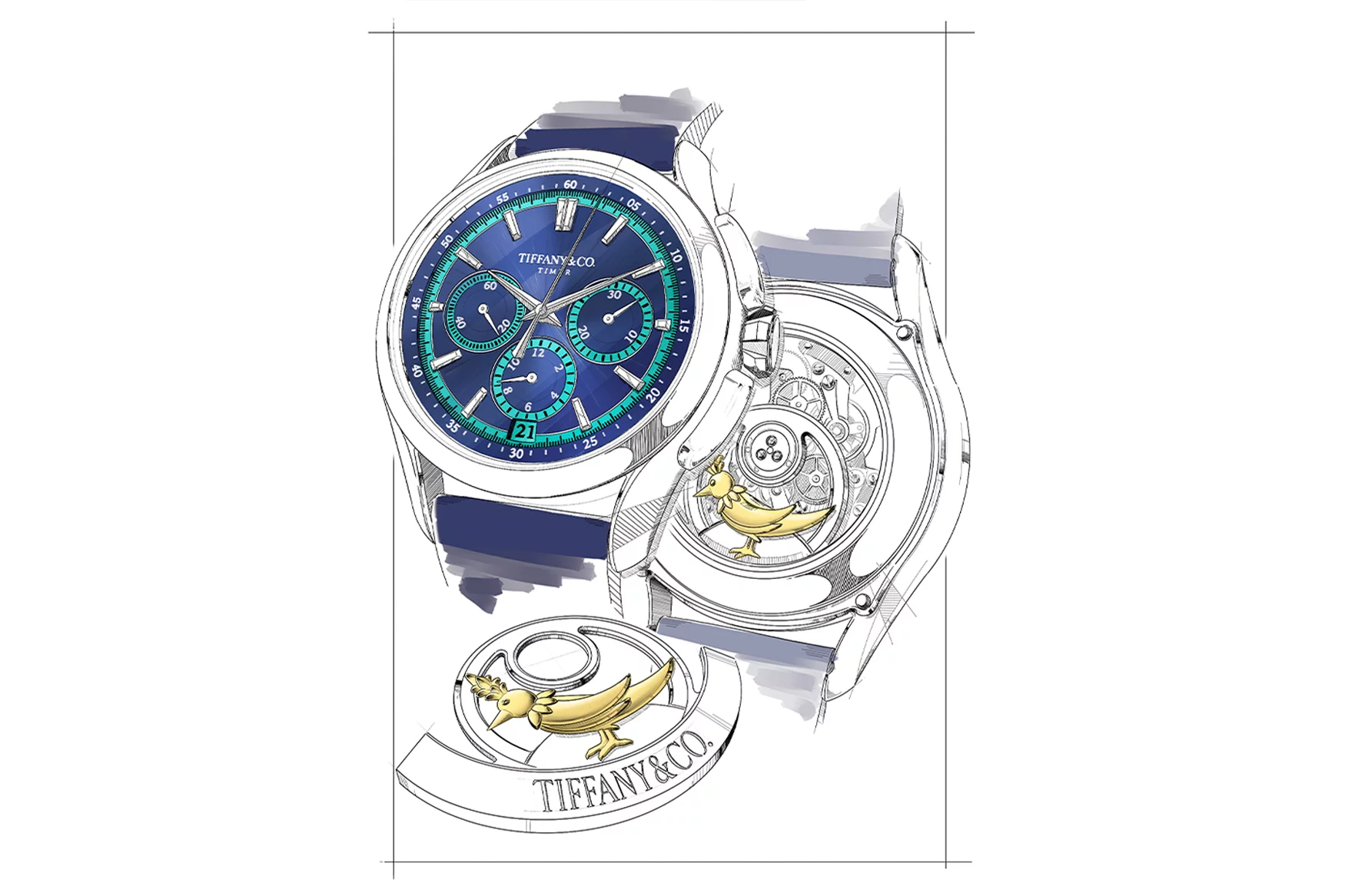 The new 100-piece Tiffany & Co. Timer brings a customised Zenith