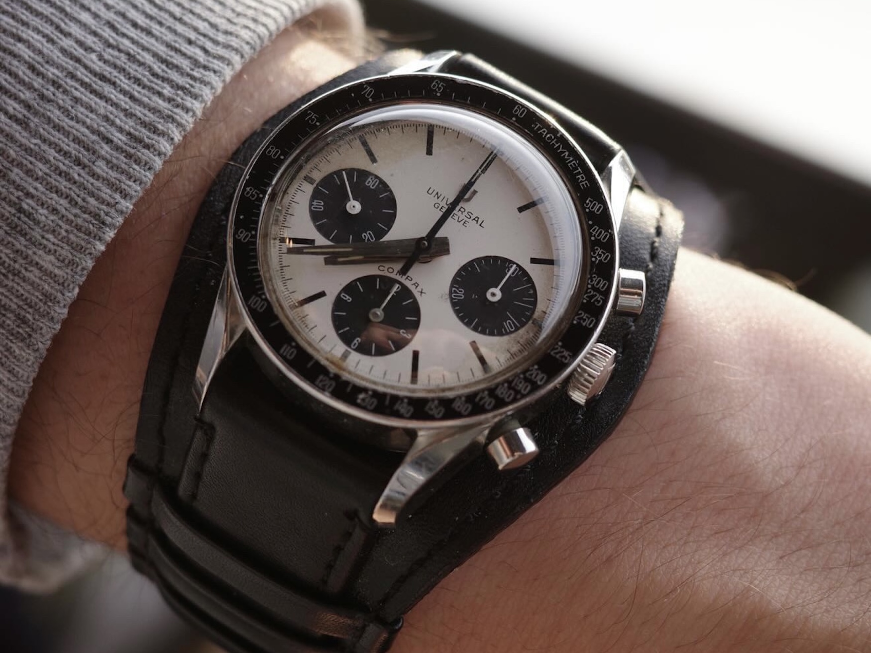 universal geneve nina rindt compax chronograph zach blass