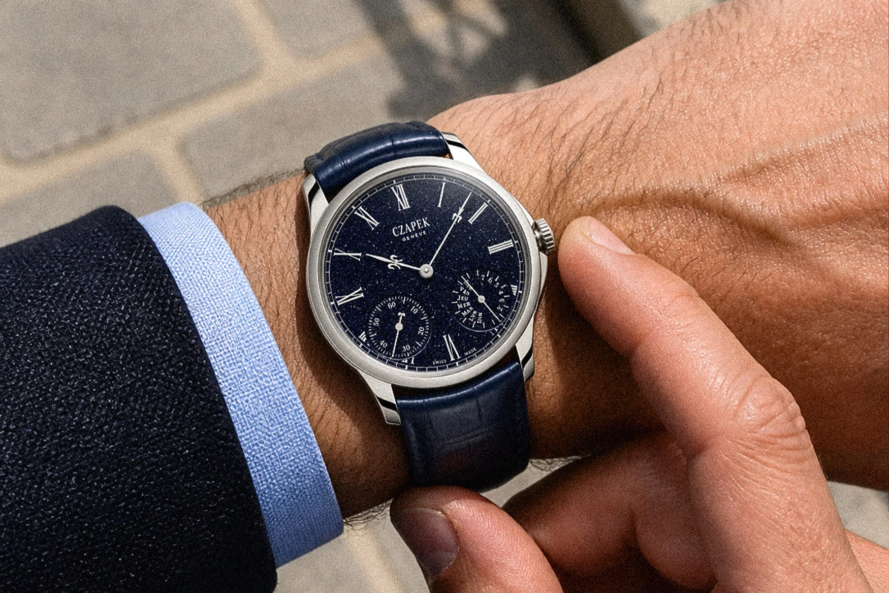 Czapek Quai des Bergues Midnight in Geneva 2