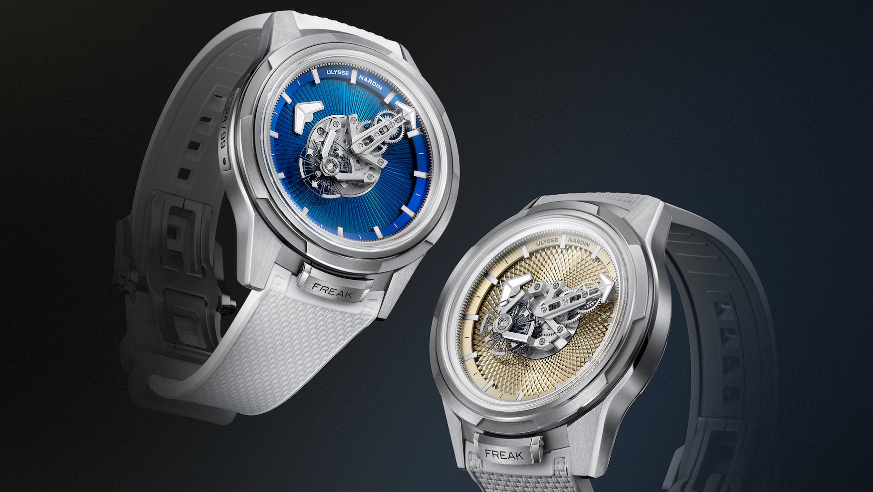 Ulysse Nardin gives the Freak [ONE] its first taste of decorative arts - in two very different flavours