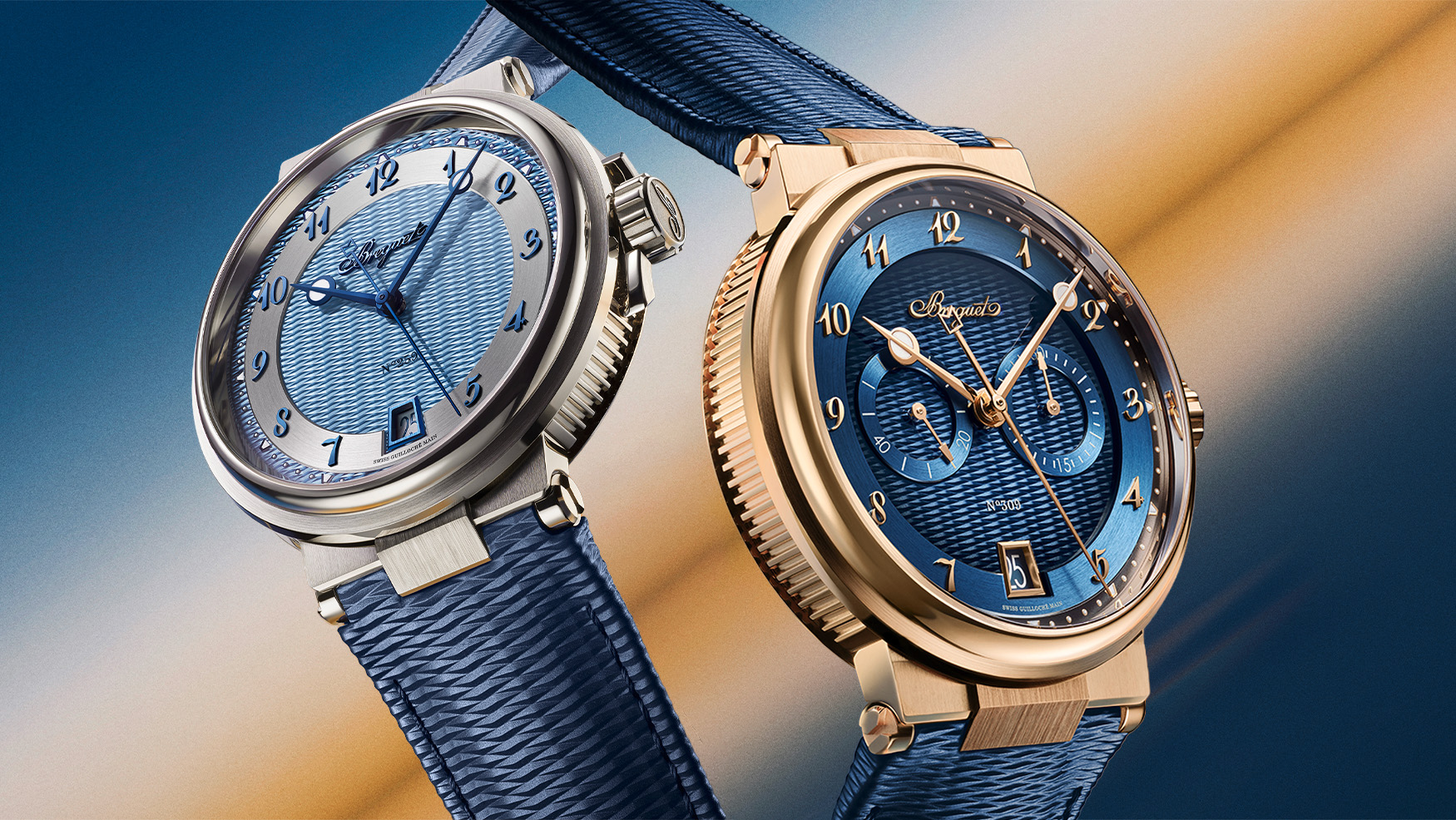 Breguet takes the Marine 5517 and 5527 into deeper waters with fresh guilloché dials