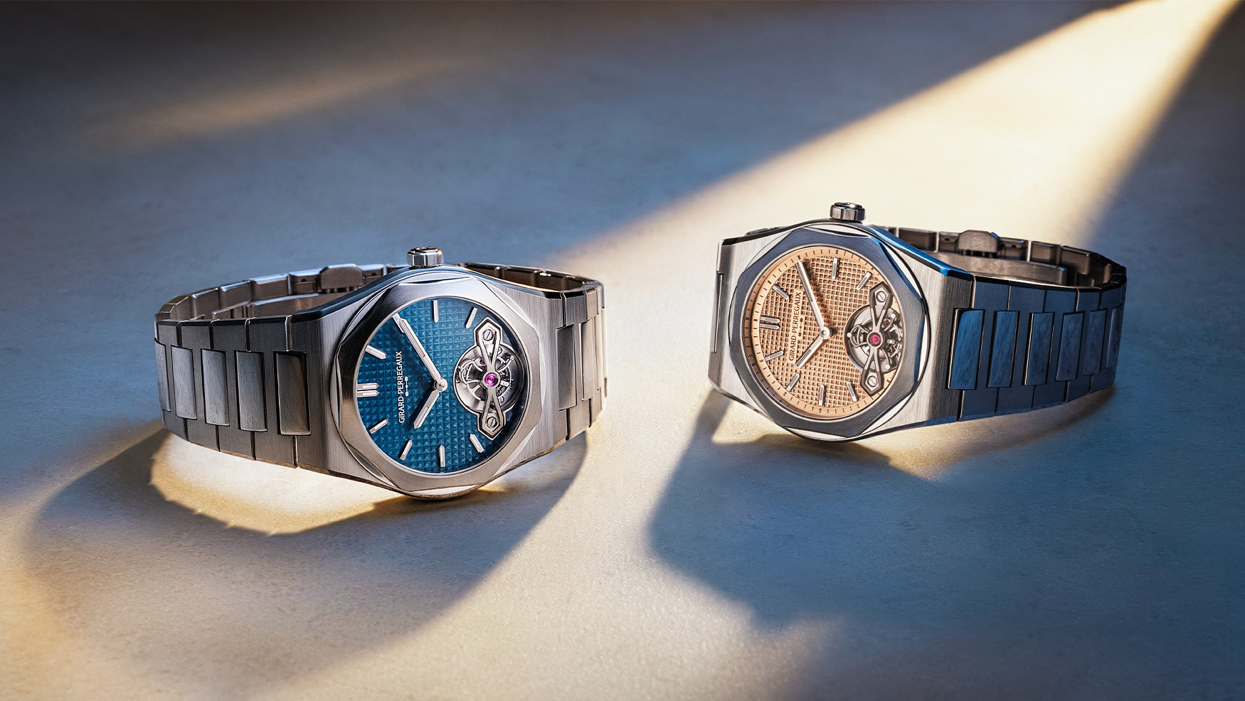 Girard-Perregaux fits a tourbillon and micro-rotor into the 10mm-thick Laureato Fifty