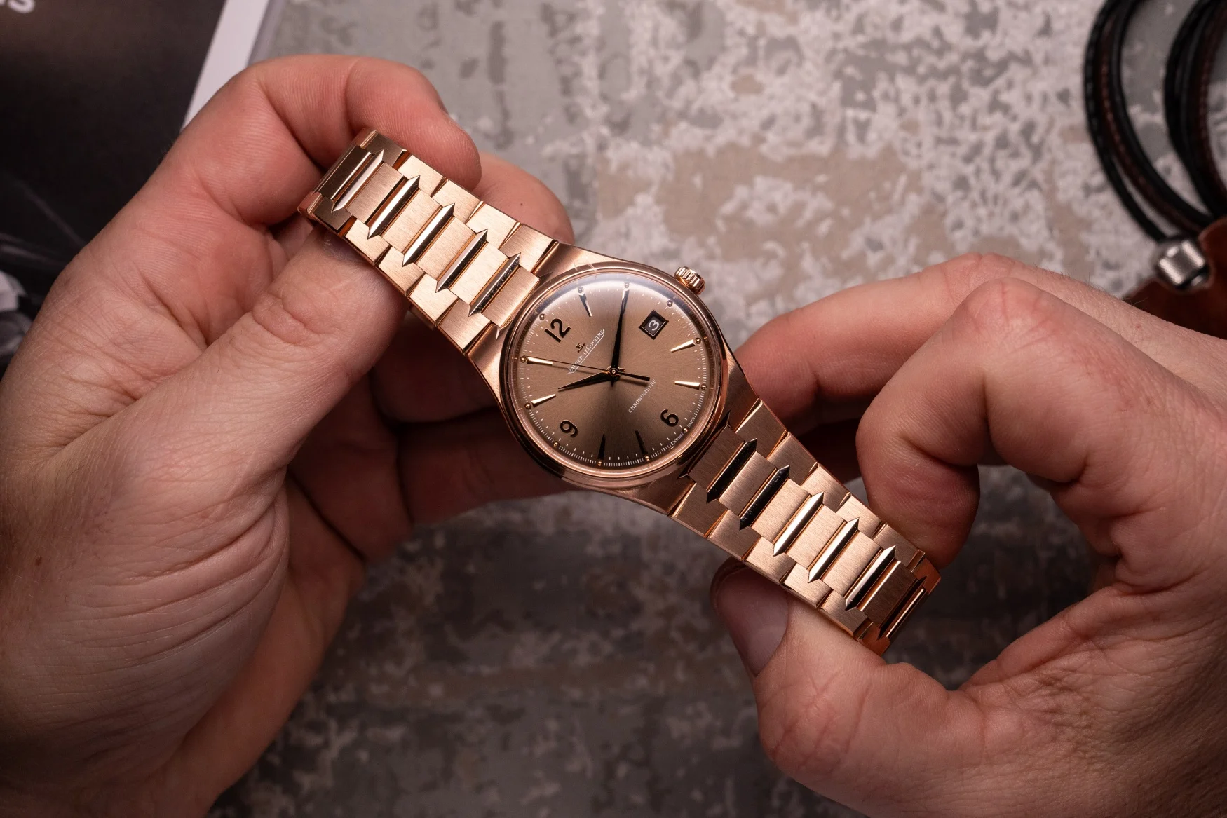 jaeger lecoultre master control chronometre time and date 8