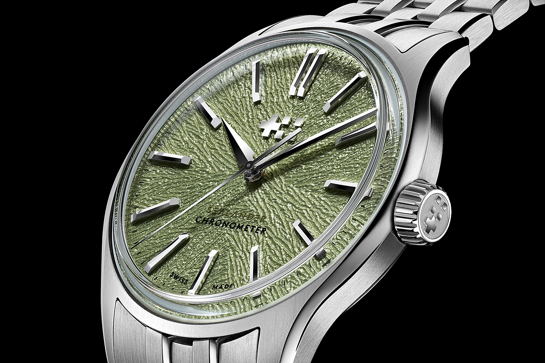Christopher Ward C63 Sealander Yalos dial detail
